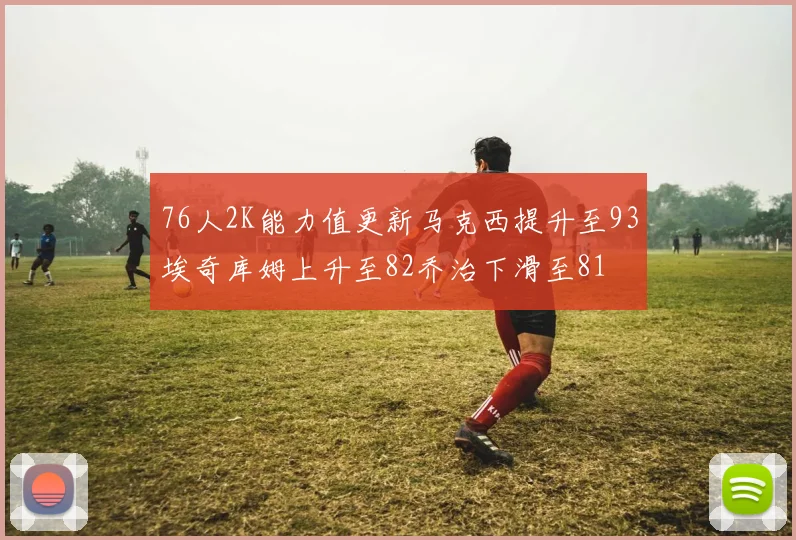 76人2K能力值更新马克西提升至93埃奇库姆上升至82乔治下滑至81
